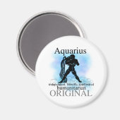 Aquarius über dich magnet (Vorderseite/Rückseite)