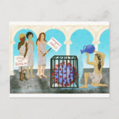 Aquarius und der Virus Postkarte (Vorderseite)