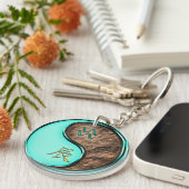 Aquarius und Erddrache Schlüsselanhänger (Vorderseite rechts)