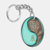 Aquarius und Erddrache Schlüsselanhänger (Vorderseite links)