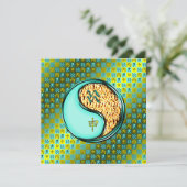 Aquarius und Feueraffe Karte (Stehend Vorderseite)