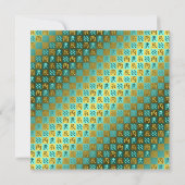 Aquarius und Feuerdrache Karte (Rückseite)