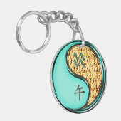 Aquarius und Feuerpferd Schlüsselanhänger (Vorderseite links)