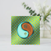 Aquarius und Holzaffe Karte (Stehend Vorderseite)