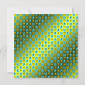 Aquarius und Holzaffe Karte (Rückseite)