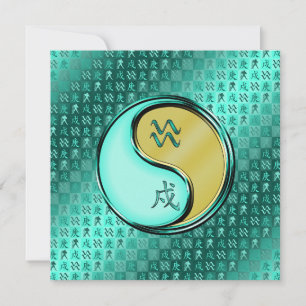 Aquarius und Metallhund Karte