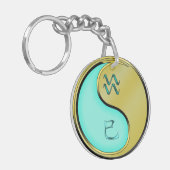 Aquarius und Metallschlange Schlüsselanhänger (Vorderseite links)