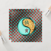 Aquarius und Tiger Karte (Vorderseite/Rückseite Beispiel)