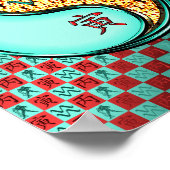 Aquarius und Tiger Poster (Ecke)