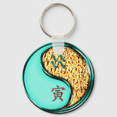 Aquarius und Tiger Schlüsselanhänger (Rückseite)
