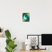 Aquarius und Wasserpferd Poster (Heimbüro)
