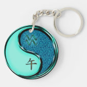 Aquarius und Wasserpferd Schlüsselanhänger (Rückseite)