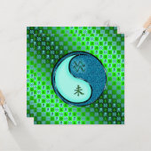 Aquarius und Wasserziege Karte (Vorderseite/Rückseite Beispiel)