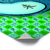Aquarius und Wasserziege Poster (Ecke)