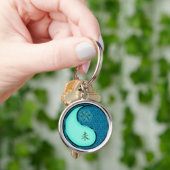 Aquarius und Wasserziege Schlüsselanhänger (Hand)