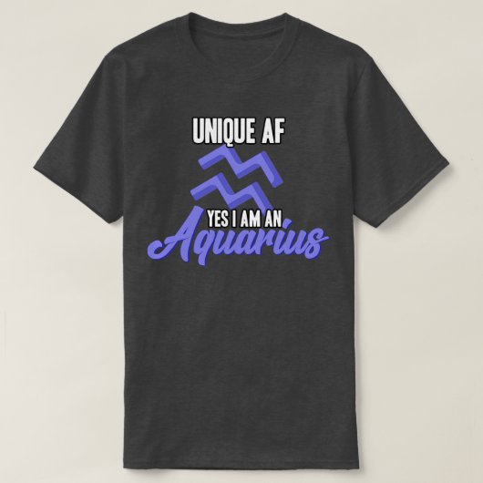 Aquarius Unique T-Shirt (Design vorne)