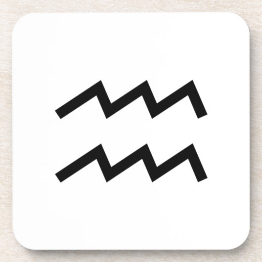 Aquarius Untersetzer (Vorderseite)