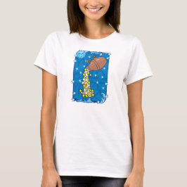 Aquarius Vase gießt Wassersterne in den Nachthimme T-Shirt