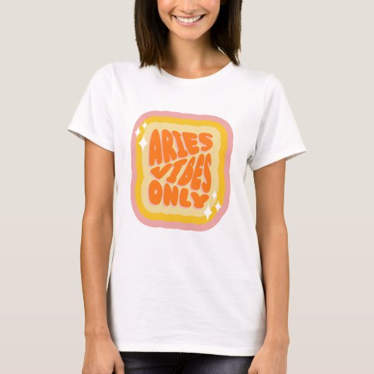 Aquarius Vibes Only, Cute Zodiac Birthday Gifts T-Shirt (Vorderseite)