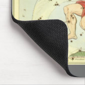 Aquarius, Vintage Konstellation, Uranischer Spiege Mousepad (Ecke)