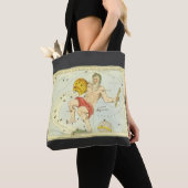 Aquarius, Vintage Konstellation, Uranischer Spiege Tasche (Von Nahem)