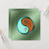 Aquarius & Waldrat Karte (Vorderseite/Rückseite Beispiel)