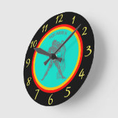 Aquarius Wall Clock Runde Wanduhr (Winkel)