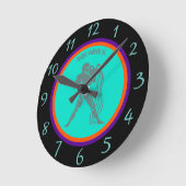 Aquarius Wall Clock Runde Wanduhr (Winkel)