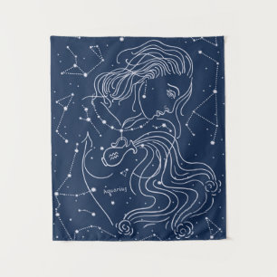 Aquarius Wandteppich