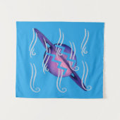 Aquarius Wandteppich (Vorderseite (Horizontal))