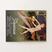 Aquarius Water Bearer Zodiac Sign Geburtstagsparty Puzzle (Horizontal)