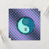 Aquarius & Water Boar Karte (Vorderseite/Rückseite Beispiel)