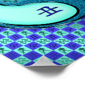 Aquarius & Water Ox Poster (Ecke)