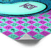 Aquarius & Water-Rooster Poster (Ecke)