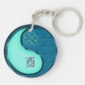 Aquarius & Water-Rooster Schlüsselanhänger (Rückseite)