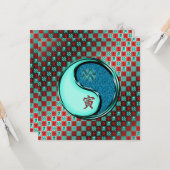 Aquarius & Water Tiger Karte (Vorderseite/Rückseite Beispiel)