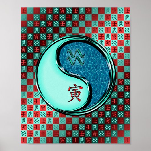 Aquarius & Water Tiger Poster (Vorne)