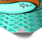 Aquarius & Wood Dog Poster (Ecke)