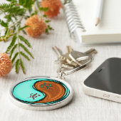 Aquarius & Wood Tiger Schlüsselanhänger (Seite)