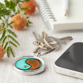 Aquarius & Wood Tiger Schlüsselanhänger (Seite)