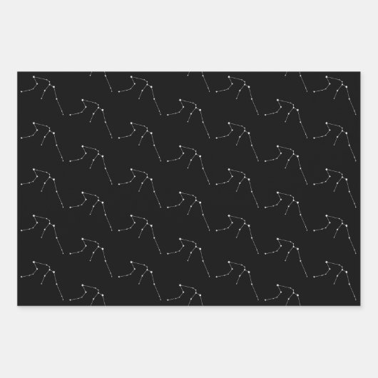 Aquarius Wrapping Paper Flat Sheet Set 3 Geschenkpapier Set (Vorderseite 3)