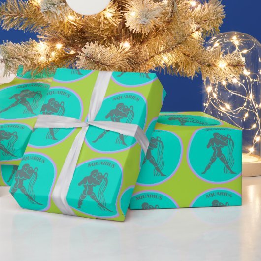 Aquarius Wrapping Paper Geschenkpapier (Feiertage)