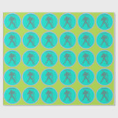 Aquarius Wrapping Paper Geschenkpapier (Flach)