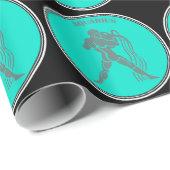 Aquarius Wrapping Paper Geschenkpapier (Rolleneckpunkt)