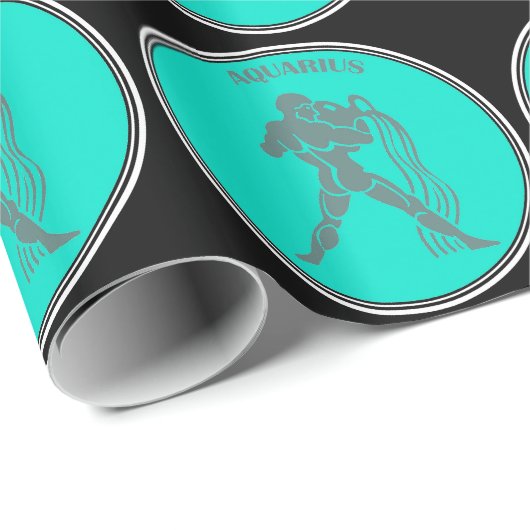 Aquarius Wrapping Paper Geschenkpapier (Rolleneckpunkt)