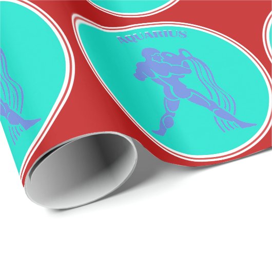 Aquarius Wrapping Paper Geschenkpapier (Rolleneckpunkt)