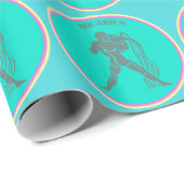 Aquarius Wrapping Paper Geschenkpapier (Rolleneckpunkt)