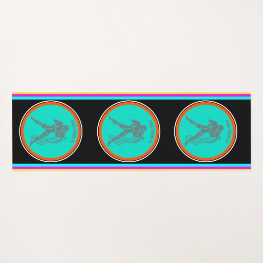 Aquarius Yoga Yogamatte (Rückseite (Horizontal))