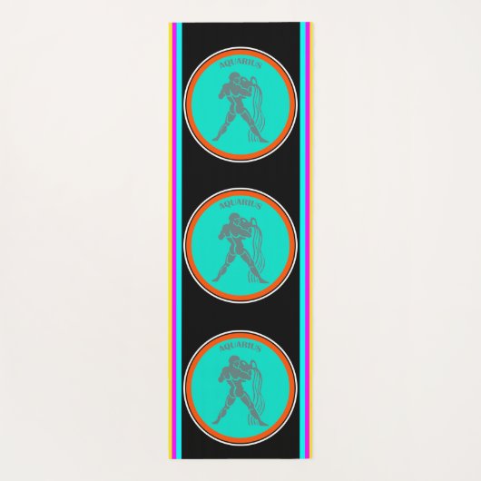 Aquarius Yoga Yogamatte (Rückseite)