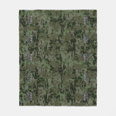 Aquarius-Zeichen für die digitale Camouflage von O Fleecedecke (Vorderseite)